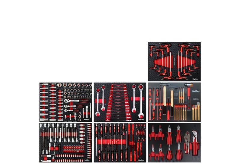 Mephisto-Tools Werkzeugset, (Set), metrisch, inkl. Soft Inlay in Carbon-Optik passend zu WZW 71011 von Mephisto-Tools