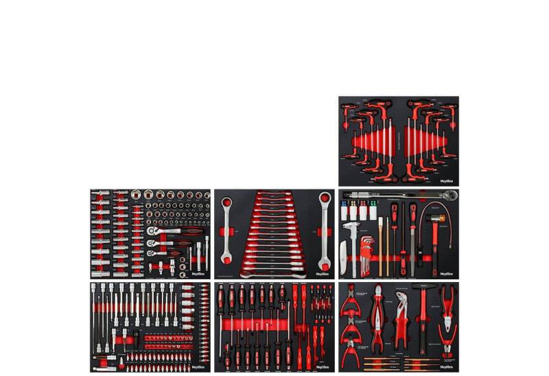 Mephisto-Tools Werkzeugset, (Set), metrisch, inkl. Soft Inlay in Carbon-Optik von Mephisto-Tools