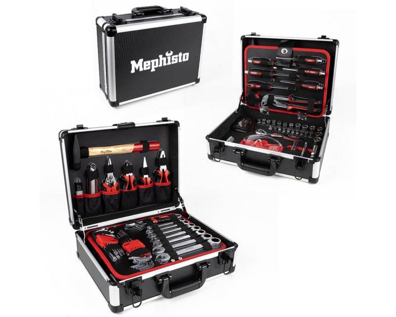 Mephisto-Tools Werkzeugset, (fertig montiert und bestückt), Werkzeug ist aus hochwertigem Chrom Vanadium Stahl von Mephisto-Tools
