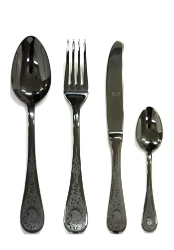Mepra 1096D22020 Besteckset Diana ORO Nero, 24 Pièces Mepra 1096D22020 Besteckset Diana ORO Nero, 24 Pièces von MEPRA