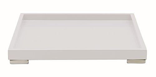 Mepra SPA 230791W Tablett, quadratisch, Weiß von MEPRA