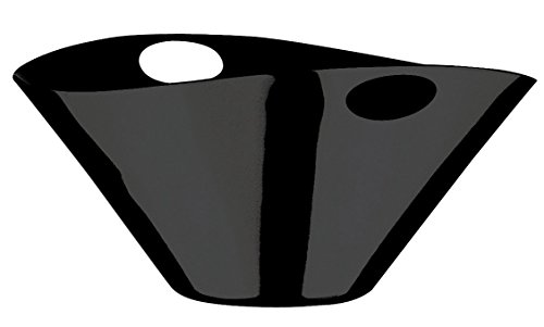 Mepra SPA 250121N Due ORO Sektkübel mit Griffen, Schwarz von MEPRA