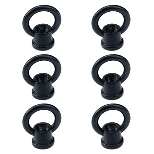 Meprotal 6 Stück Augenmutter Ringform Druckguss Hebeöse Gewindemuttern M10 für Kronleuchter Kerzenlampen 2,8 cm Durchmesser von Meprotal