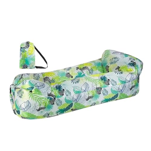 Aufblasbarer Liegesessel | Aufblasbares Luftsofa Aufblasbare Couch Für Camping - Klappbare wasserdichte Sitz- Und Liegemöbel Für Reise Festival Garten Camping Bequeme Sofaliege von Mequou