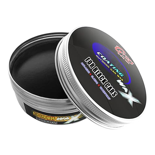 Autopolitur Schwarz Polituren, 200g Auto Polierpaste Kratzer - Sicher Und Langlebig | Exterior Car Detailing Scratch Remover Wartungswachs, Glänzt Und Schützt Ihr Fahrzeug von Mequou