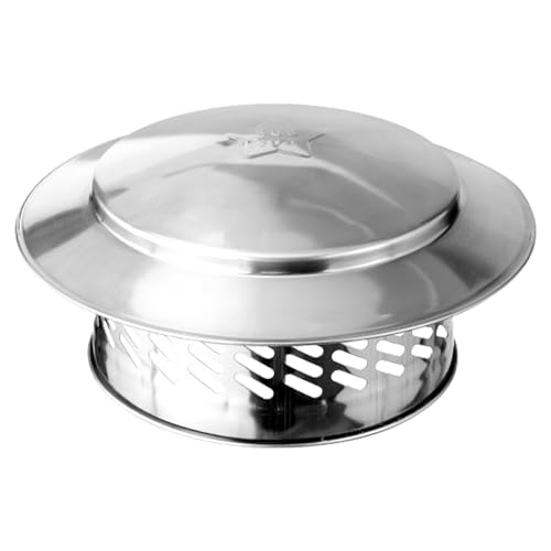 Edelstahl Schornsteins Abdeckung, Schornsteinabdeckung Außen - Dauerhaft, Blockieren Sie Das Eindringen Großer Fremdkörper | Multifunktionale Abluftöffnungsabdeckung Für Alle Arten Von von Mequou