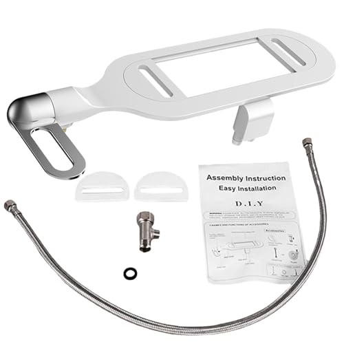 Intelligente Toilettensitzspülung, Toilettenspüler-Set Für Intelligente Toiletten Mit Materialien Und Einstellbaren Wasserdurchflussoptionen | Oilettenspüler-Zubehör 43x12x7 Cm Intelligente Toilettensitzspülung, Toilettenspüler-Set Für Intelligente Toiletten Mit Materialien Und Einstellbaren Wasserdurchflussoptionen | Oilettenspüler-Zubehör 43x12x7 Cm von Mequou