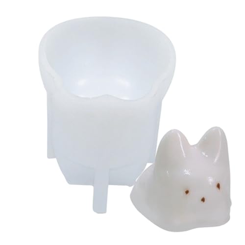 Süße Formen Zum Backen, Wackelpudding Katze Form, Lebensmittelechtes Silikon Katzenformen - Leicht Zu Entformen | Kann Zur Herstellung Von Desserts Und Duftkerzen Verwendet Werden von Mequou