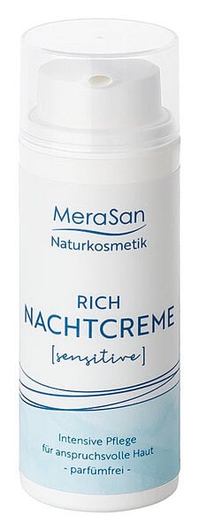 MeraSan vegane Nachtcreme SENSITIVE -parfümfrei- 50ml von MeraSan