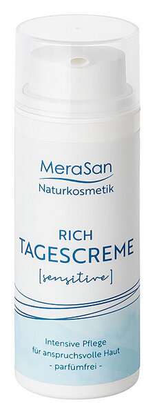 MeraSan vegane Tagescreme rich SENSITIVE parfümfrei 50ml von MeraSan