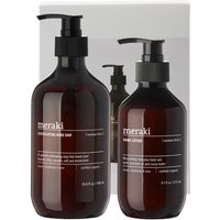 Meraki - Geschenk-Box Simple Hand Care, Meadow Bliss Handseife 490 ml & Handlotion 275 ml (2er-Set) von Meraki