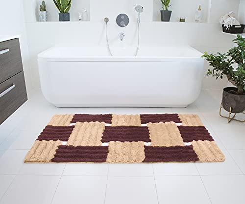 MeralHome Badezimmerteppich Kaffee groß 80 x 150 cm, weich rutschfest waschbar Badematte, Badteppich für Badezimmer, Badvorleger für Bad und Toilette MeralHome Badezimmerteppich Kaffee groß 80 x 150 cm, weich rutschfest waschbar Badematte, Badteppich für Badezimmer, Badvorleger für Bad und Toilette von MeralHome