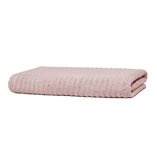 Merana Oslo Sauna- und Strandtuch | extra groß | saugstark, weich und fusselfrei | Frottier Luxus Qualität | 100% Baumwolle | Oeko-TEX | 590 GSM (Wild Rose, Saunatuch (80x200cm)) von Merana