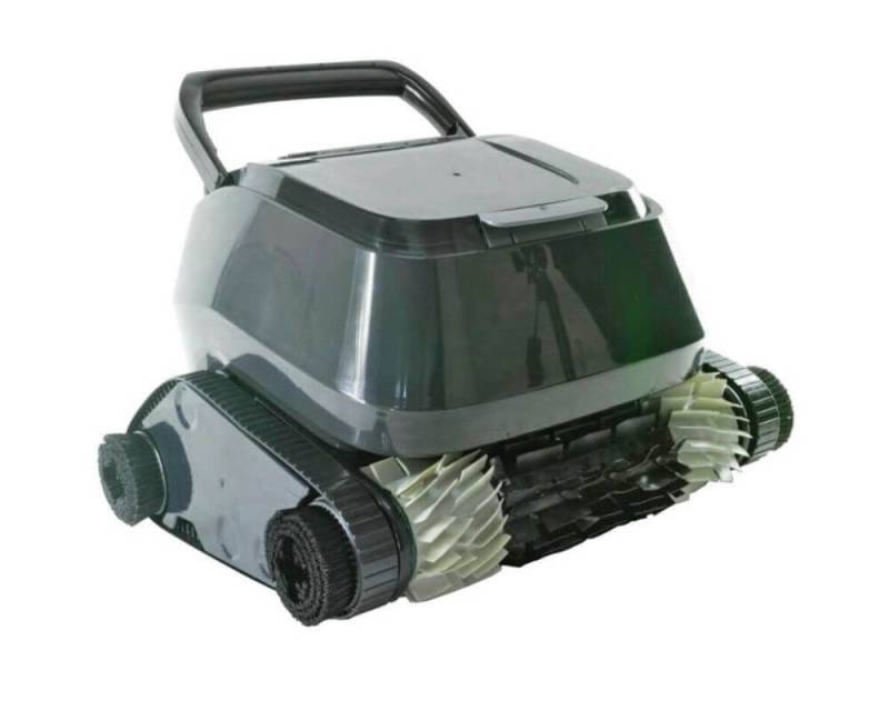 Meranus Poolbodensauger Poolroboter POWER 4.0 PLUS Poolsauger mit seitliche Aktiv-Bürsten von Meranus