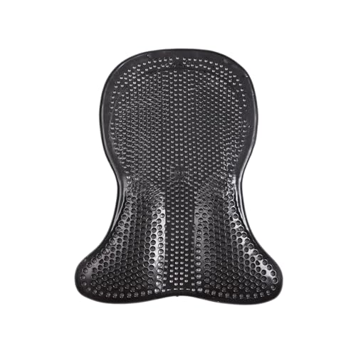 Merauno Full Active Soft Gel Pad Sattelunterlage Stoßdämpfende Anti-Rutsch-und Luft-Release atmungsaktiv an der Vorderseite erhöht (Schwarz) von Merauno