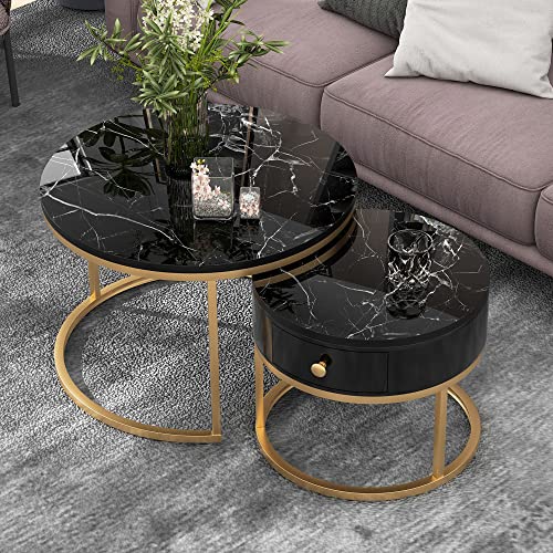Merax 2er Set runder Couchtisch Beistelltisch couchtisch modern couchtisch 2er Set Sofatisch Couchtisch 2er Set Rund Wohnzimmertisch Rund Merax 2er Set runder Couchtisch Beistelltisch couchtisch modern couchtisch 2er Set Sofatisch Couchtisch 2er Set Rund Wohnzimmertisch Rund von Merax