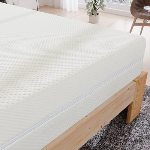 Merax Matratze 140 x 200 cm, 7-Zonen Höhe 20cm Kaltschaummatratze, Härtegrad H2 & H3, Ergonomische Matratze mit Griffe & Bezug waschbar, Komfortschaummatratze von Merax