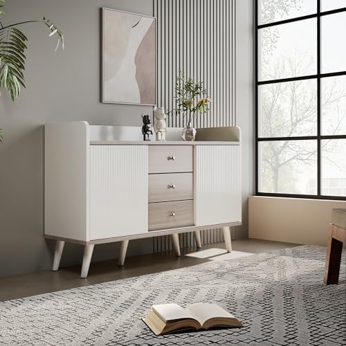 Merax Sideboard Wohnzimmer Küchenschrank Buffetschrank Barschrank mit DREI Schubladen Sideboard für Schlafzimmer Merax Sideboard Wohnzimmer Küchenschrank Buffetschrank Barschrank mit DREI Schubladen Sideboard für Schlafzimmer von Merax