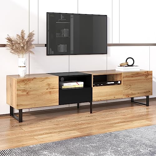 Merax TV Lowboard TV Schrank Wohnzimmertisch Fernsehschrank Fernsehtisch TV Kommode TV Regal TV Schrank TV Bank TV Möbel tv kommode TV Tisch von Merax