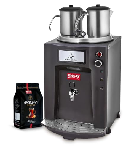 MERAY Elektrische Teemaschine Teebereiter Teeautomat Samowar 15 L Kessel mit 2 Kannen von Meray