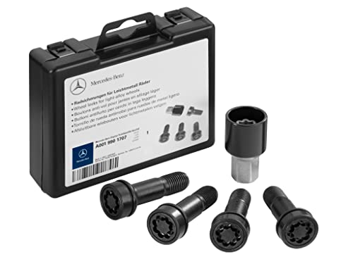 Mercedes-Benz Radsicherungssatz | M14 x 1,5 x 45 | schwarz von Mercedes-Benz