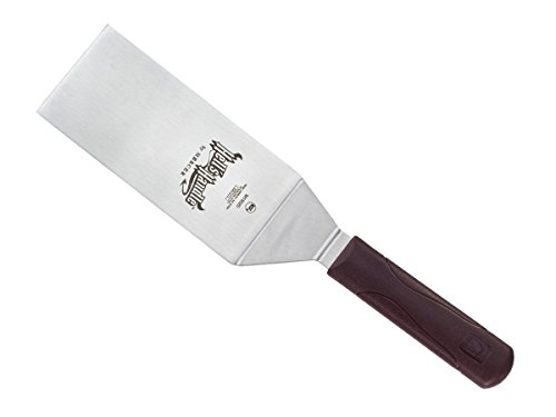 Mercer Culinary Edelstahl Schwere Pflicht Turner/Spatel, mehrfarbig Hell's Handle 15 x 8 cm großer Pfannenwender, eckig Mehrfarbig von Mercer Culinary