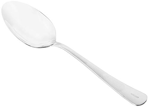 Mercer Culinary Löffel mit Schlitzen + Schale, 18 cm, Edelstahl-Beschichtung, Silberfarben, Silber, 23 cm von Mercer Culinary