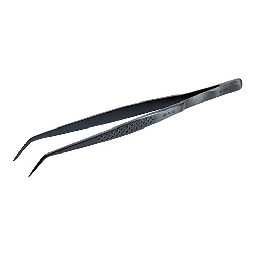 Mercer Culinary M35244BK Fine Tip Curved Precision Plus Kochzange, 18-8 Stahl, schwarz von Mercer Culinary