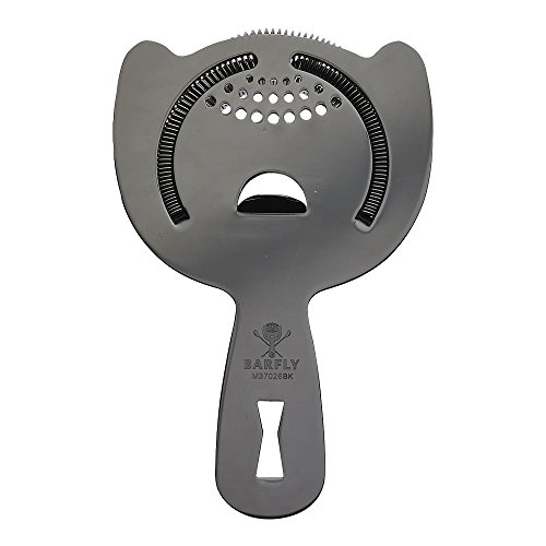 Mercer Culinary M37026BK Bar Strainer Barsieb, Edelstahl, Gun Metal Schwarz von Mercer Culinary