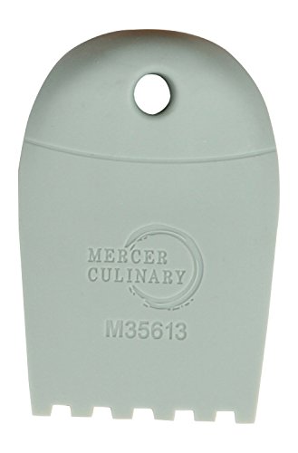 Mercer Culinary Überzugskeil, mehrfarbig Spachtel zum Anrichten, Kante mit viereckigen Kerben, 5 mm, aus Silikon Mehrfarbig von Mercer Culinary