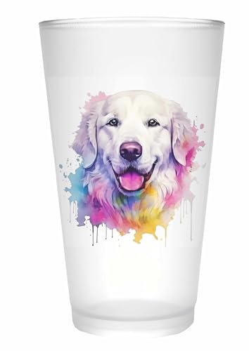 Merchandise for Fans Trinkglas |Saftglas | Glas | Becher | matt | 450ml - Hund Ungarn Kuvasz 107 Merchandise for Fans Trinkglas |Saftglas | Glas | Becher | matt | 450ml - Hund Ungarn Kuvasz 107 von Merchandise for Fans