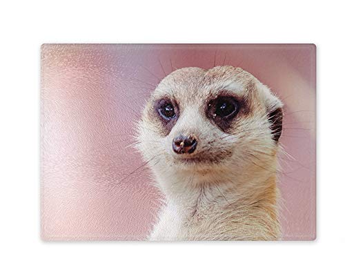 Schneidebrett/Glasschneidebrett 30x39x0,4cm- Motiv: Erdmännchen | 04 Schneidebrett/Glasschneidebrett 30x39x0,4cm- Motiv: Erdmännchen | 04 von Merchandise for Fans