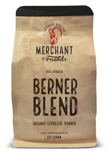 Merchant & Friends Merchant's Berner Blend Bio Espresso ganze Bohne 250g von Merchant & Friends