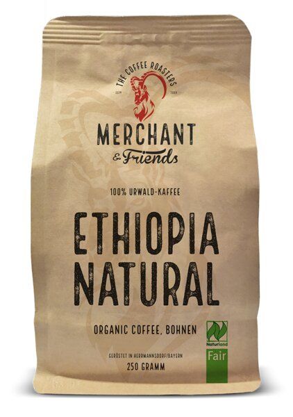 Merchant & Friends Merchant's Ethiopia Natural ganze Bohne 250g von Merchant & Friends