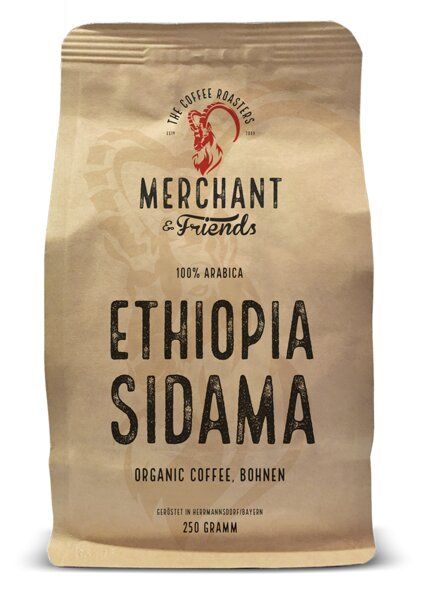 Merchant & Friends Merchant's Ethopia Sidama Bio Espresso ganze Bohne 250g von Merchant & Friends