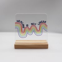 Healing Is Not Linear Display Deko Healing Is Not Linear Display Deko von Merchbaendchen