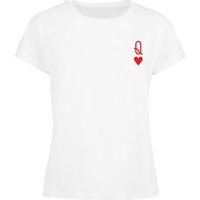 Merchcode "Merchcode Ladies Hugs & Love - Queen of Hearts Box Tee" 1 Stk. Merchcode "Merchcode Ladies Hugs & Love - Queen of Hearts Box Tee" 1 Stk. von Merchcode