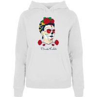 Merchcode Kapuzenpullover "Merchcode Damen Ladies Frida Kahlo - Dia de los muertos Hoody", (1 tlg.) von Merchcode