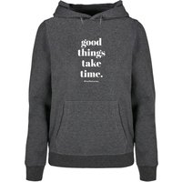 Merchcode Kapuzenpullover "Merchcode Damen Ladies Good Things Take Time Basic Hoody", (1 tlg.) von Merchcode