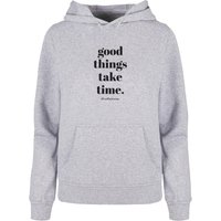 Merchcode Kapuzenpullover "Merchcode Damen Ladies Good Things Take Time Basic Hoody", (1 tlg.) von Merchcode