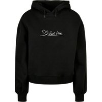Merchcode Kapuzenpullover "Merchcode Damen Ladies Just love Organic Oversized Hoody", (1 tlg.) von Merchcode