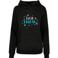 Merchcode Kapuzenpullover "Merchcode Damen Ladies Let it snow Basic Hoody", (1 tlg.) von Merchcode