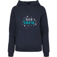 Merchcode Kapuzenpullover "Merchcode Damen Ladies Let it snow Basic Hoody", (1 tlg.) Merchcode Kapuzenpullover "Merchcode Damen Ladies Let it snow Basic Hoody", (1 tlg.) von Merchcode