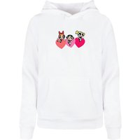 Merchcode Kapuzenpullover "Merchcode Ladies The Powerpuff Girls - Triple Heart Basic Hoody", (1 tlg.) von Merchcode
