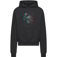 Merchcode Kapuzensweatshirt "Merchcode HIM - 3D Skulls and heartagrams Ultra Heavy Hoody", (1 tlg.) von Merchcode