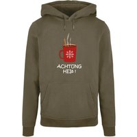 Merchcode Kapuzensweatshirt "Merchcode Herren Achtung heiss Basic Hoody", (1 tlg.) von Merchcode