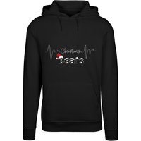 Merchcode Kapuzensweatshirt "Merchcode Herren Christmas beats Heavy Hoody", (1 tlg.) von Merchcode