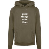 Merchcode Kapuzensweatshirt "Merchcode Herren Good Things Take Time Basic Hoody", (1 tlg.) von Merchcode