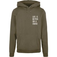 Merchcode Kapuzensweatshirt "Merchcode Herren Life Is Better Basic Hoody", (1 tlg.) Merchcode Kapuzensweatshirt "Merchcode Herren Life Is Better Basic Hoody", (1 tlg.) von Merchcode