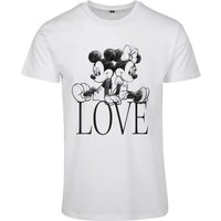 Merchcode Kurzarmshirt "Merchcode Damen Ladies Minnie Loves Mickey Tee", (1 tlg.) von Merchcode